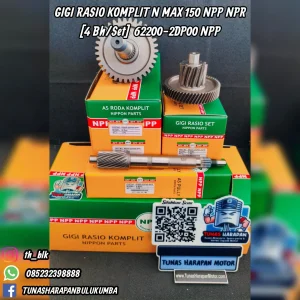 Gigi Rasio Komplit NPR N.Max 150 (4 BH / Set) [62200-2DP00] Npp