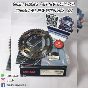 Girset ICHIDAI Vixion R / All New R15 14 / 47T / All New Vixion 2018 [IY-428P1-VIX-S27] 