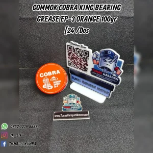 Gommok COBRA King Bearing Grease Ep - 3 Orange 100 Gr [24 / Dos]
