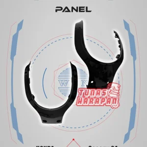Hidung WINPART Scoopy 2024 Hitam Panel 