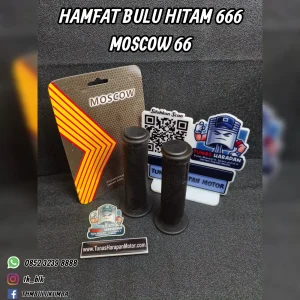 Hamfat MOSCOW Bulu Hitam 666 66 