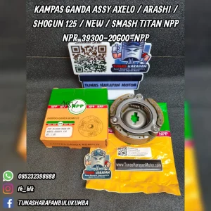 Kampas Ganda Assy NPR Axelo / Arashi / Shogun 125 / New / Smash Titan Npp [39300-20G00] 