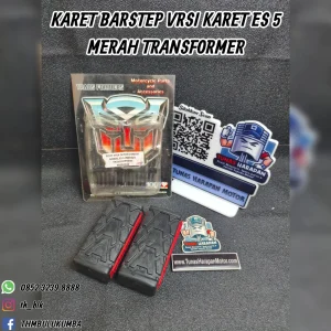 Karet Barstep TRANSFORMERS Variasi Karet Es 5 Merah [M802542] 