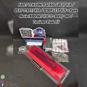 Karet Tensioner INDOPART Genio / Beat K1A / Beat Street K1A / Scoopy Esp K2F + Rante Mesin [HSC23-90K0J-000] / Tensioner Blade Kit 
