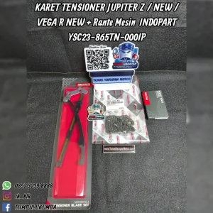 Karet Tensioner INDOPART Jupiter Z / New / Vega R New + Rante Mesin (YSC23-865TN-000) Ip