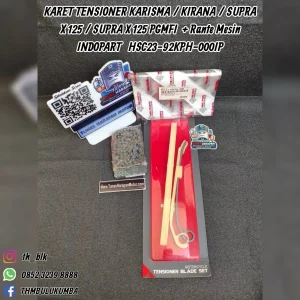 Karet Tensioner INDOPART Karisma / Kirana / Supra X 125 / Supra X 125 PGMFI + Rante Mesin (HSC23-92KPH-000) Ip 