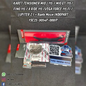Karet Tensioner INDOPART Mio J 115 / Mio Gt 115 / Fino 115 / X Ride 115 / Vega Force 115 FI / Jupiter Z1 + Rante Mesin [YSC23-9054P-000] Ip