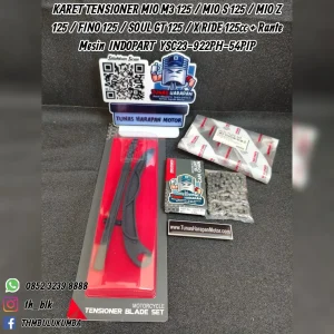 Karet Tensioner INDOPART Mio M3 125 / Mio S 125 / Mio Z 125 / Fino 125 / Soul Gt 125 / X Ride 125cc + Rante Mesin [YSC23-922PH-54PIP] 