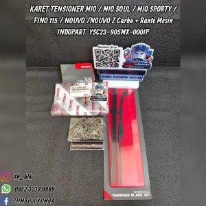 Karet Tensioner INDOPART Mio / Mio Soul / Mio Sporty / Fino 115 / Nouvo / Nouvo Z Carbu + Rante Mesin [YSC23-905MX-000] Ip 