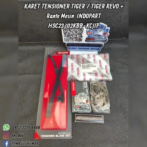 Karet Tensioner INDOPART Tiger / Tiger Revo + Rante Mesin [HSC23-02KBB-KCJ] Ip