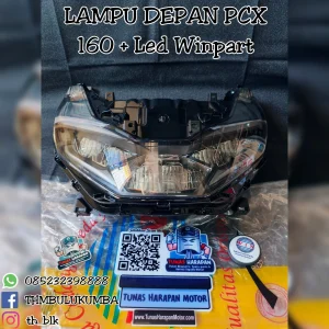 Lampu Depan WINPART Pcx 160 + Led 
