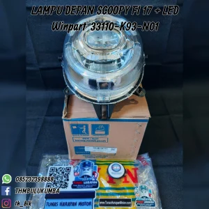 Lampu Depan WINPART Scoopy FI 17 + Led [33110-K93-N01] 