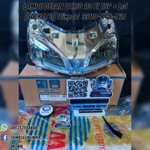 Lampu Depan WINPART Vario 110 FI Esp + Led (Socket 3) [33110-K46-N21]
