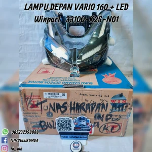 Lampu Depan WINPART Vario 160 + Led [33100-K2S-N01]  