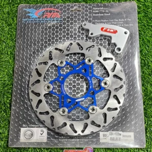 Piring Cakram PSM Variasi Beat / Vario Lebar Gerigi Biru + Breket 220mm Titan 0264