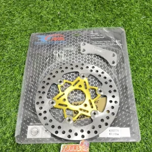 Piring Cakram PSM Mio J / Soul Gt Lebar Emas -0277- 220mm + Breket