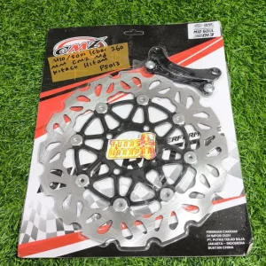 Piring Cakram CMZ Mio / Soul Lebar Model Kitaco Hitam 260mm PS013 