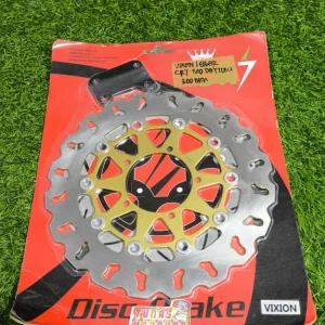 Piring Cakram CR7 Vixion Lebar Model Daytona 011 300mm + Breket