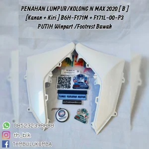 Penahan Lumpur / Kolong WINPART N.Max 2020 (B) [Kanan + Kiri] B6H-F171M + F171L-00-P3 Putih 