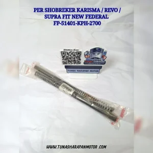 Per Shobreker FEDERAL Karisma / Revo / Supra Fit New [FP-51401-KPH-2700] Spring Fr Fork 