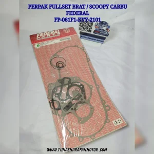 Perpak Full Set FEDERAL Beat / Scoopy Carbu [FP-061F1-KVY-2101] Gasket Kit Ful Na 