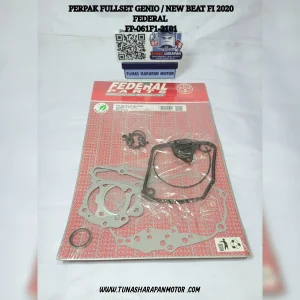Perpak Full Set FEDERAL Genio New Beat FI 2020 [FP-061F1-K1A-2101] Gasket Kit Ful Na 