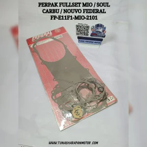 Perpak Full Set FEDERAL Mio / Soul Carbu / Nouvo [FP-E11F1-MIO-2101] Gasket Kit Ful Na 