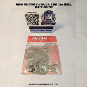 Perpak Top Set FEDERAL Mio M3 / Fino 125 / X Ride 125cc [FP-E11T1-MI3-2101] Gasket Kit Top Na 