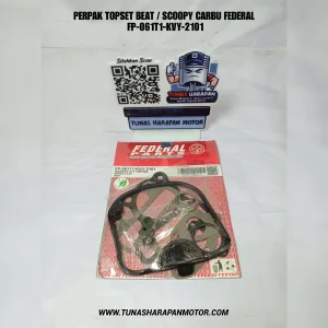 Perpak Top Set FEDERAL Beat / Scoopy Carbu [FP-061T1-KVY-2101] Gasket Kit Top Na 