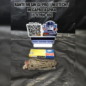 Rante Mesin ASPIRA Gl Pro / Neotech / Megapro [11-92RH-100] Chain Lube 