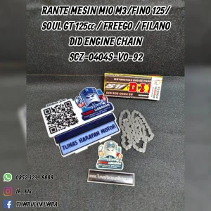 Rante Mesin CHA Mio M3 / Fino 125 / Soul Gt 125cc / Freego / Filano Did Engine [SCZ-0404S-V0-92] 