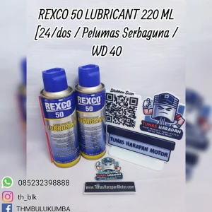 REXCO 50 Lubricant 220Ml [24 / Dos] / Pelumas Serbaguna / Wd 40