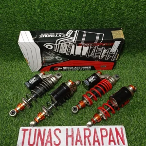 Shobreker RIDE IT 270 280 320 340 Gp Extreme Tabung Atas Merah [Per] Hitam [Tabung] Double Click 280mm