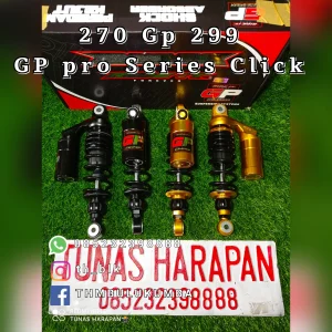 Shobreker RIDE IT 270 Gp 299 Tabung Atas Hitam [Per] Emas [Tabung] Gp Pro Series Click 