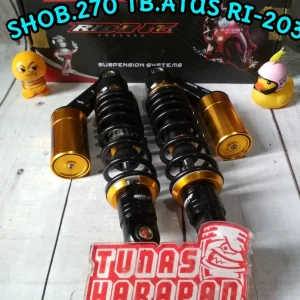 Shobreker RIDE IT 270 Tabung Atas Hitam Tabung Emas 203 