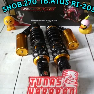Shobreker RIDE IT 270 Tabung Atas Hitam Tabung Emas 203 