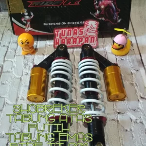 Shobreker RIDE IT 340 Tabung Atas Putih Tabung Emas 203