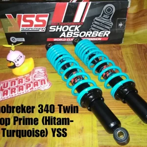 Shobreker YSS 340 Twin Top Prime Hitam Turquoise 