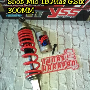 Shobreker Blk YSS Mio Merah Tabung Atas G - Six 300mm 