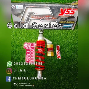 Shobreker Blk YSS Mio Merah Tabung Atas Gold Series G - Plus 