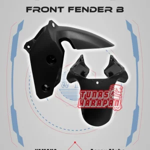 Spakbor Depan WINPART Bagian Belakang Aerox 155 Alpha Front Fender  