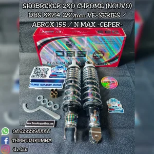 Shobreker 280 DBS Chrome (Nouvo) 8884 280mm Ve - Series / Aerox 155 / N.Max -Ceper- 