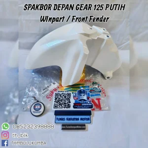 Spakbor Depan WINPART Gear 125 Putih / Front Fender 