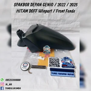 Spakbor Depan WINPART Genio / 2022 / 2025 Hitam Doff / Front Fender 