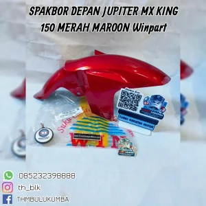 Spakbor Depan WINPART Jupiter Mx King 150 Merah Maroon 