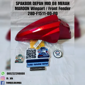 Spakbor Depan WINPART Mio 08 Merah Maroon / Froont Fender [28D-F1511-00-P0] 