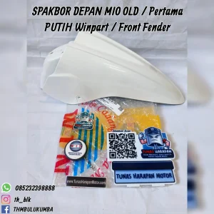 Spakbor Depan WINPART Mio Old / Pertama Putih / Front Fender