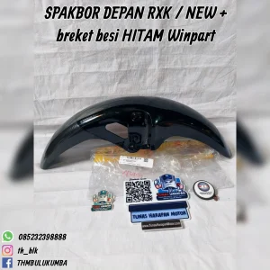 Spakbor Depan WINPART Rxk / New + Breket Besi Hitam 