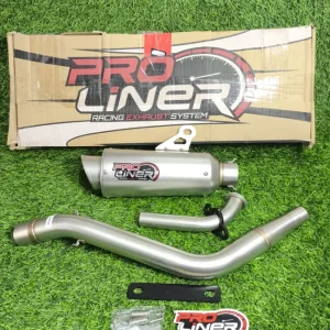 Knalpot Racing PRO LINER Aerox 155cc / Lexi 125cc TR - 1R Tk Grey 