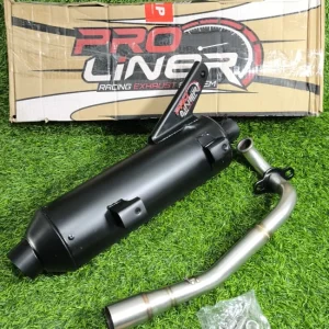 Knalpot Racing PRO LINER Genio All New Beat / Scoopy Std Racing Hitam